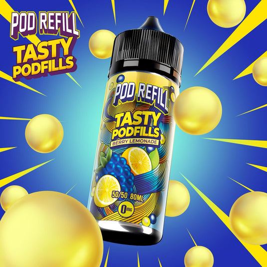 Pod Refill by Tasty Podfill 100ml 50/50 VG/PG E-Liquid Shortfill image 0
