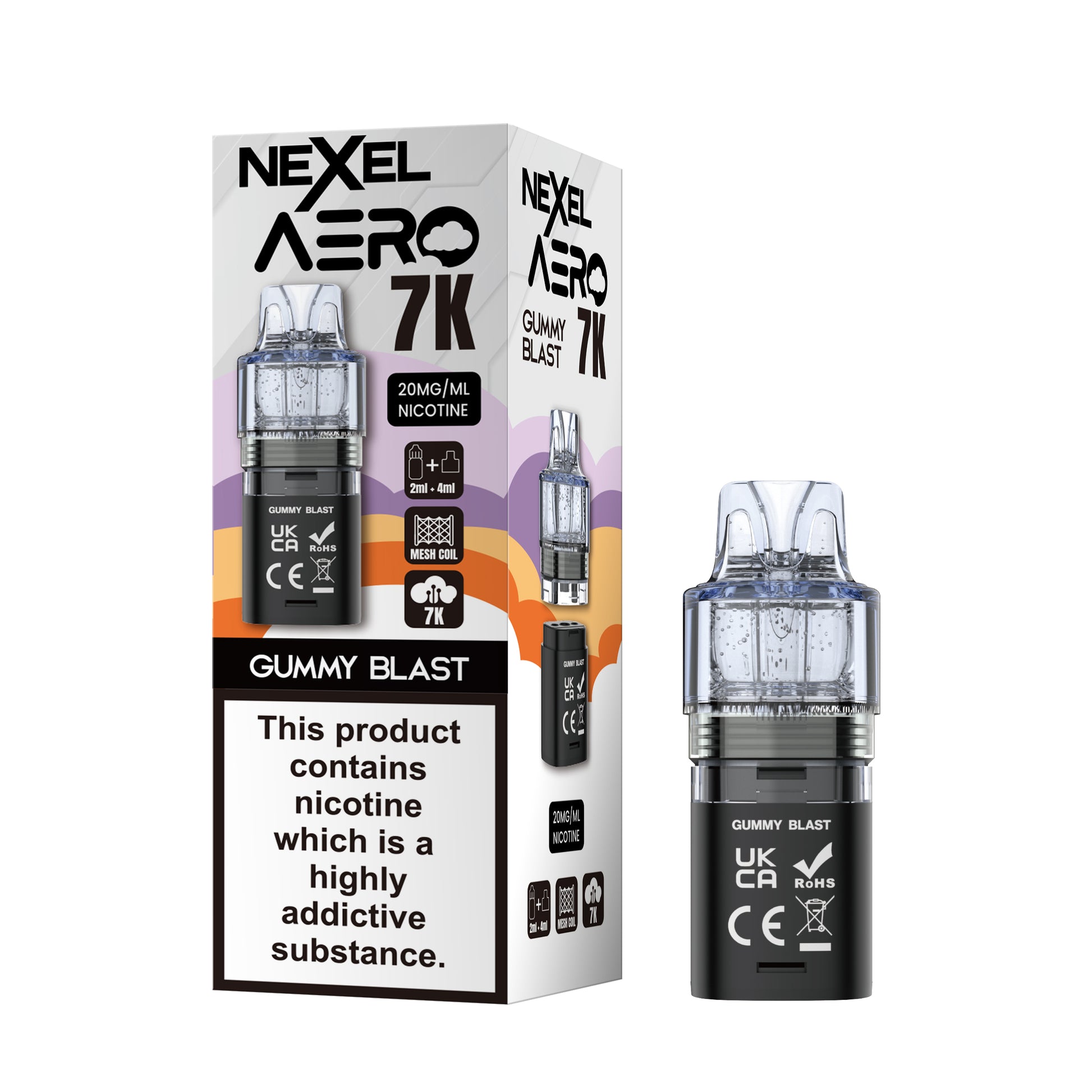 Nexel Aero 7000 Replacement Prefilled Pod - Gummy Blast image