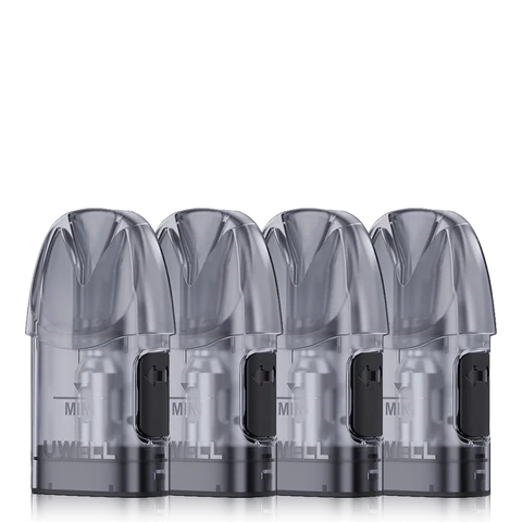 Uwell Caliburn A3S Replacement Pods - 4pcs/pack | Side Fill | 0.8 Ohm Mesh image 1