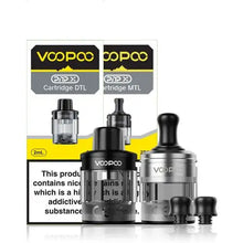 VooPoo PnP X MTL + DTL Replacement Pods | Drag X2 / S2 | 2pcs/pack image 0