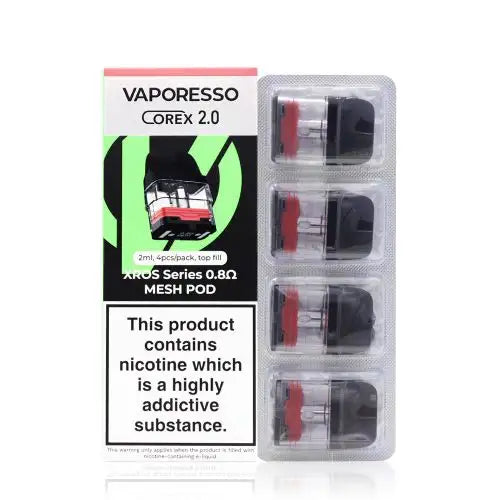 Vaporesso XROS COREX 2.0 Replacement Pods 4pcs/pack - 0.8 ohm image