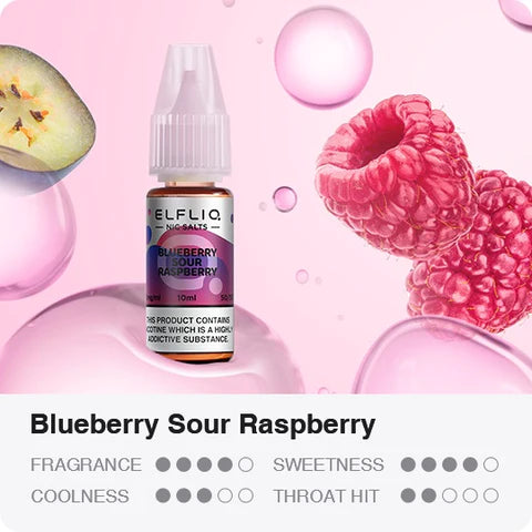 ELFLIQ Nic Salts by Elf Bar 10ml - 20MG - Blueberry Sour Raspberry image