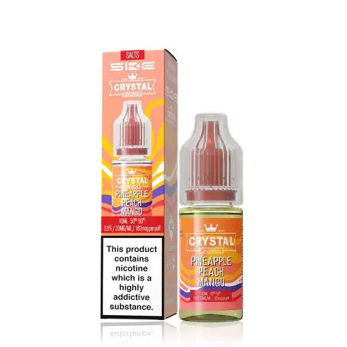 SKE Crystal Original V2 Nic Salts 10ml - 20MG - Pineapple Peach Mango image