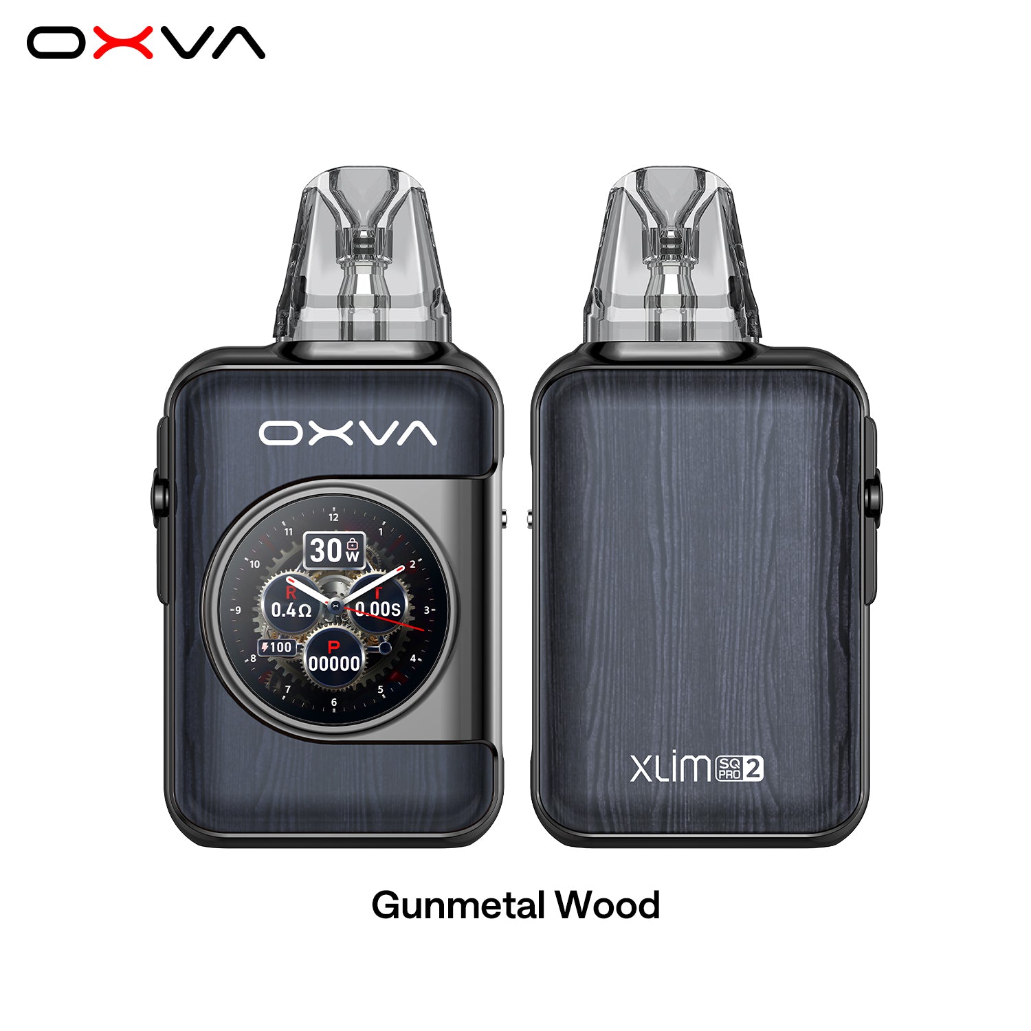 OXVA Xlim SQ Pro 2 Vape Kit - Gunmetal Wood image