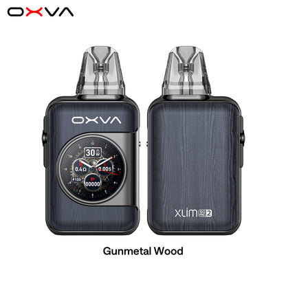 OXVA Xlim SQ Pro 2 Vape Kit - Gunmetal Wood image