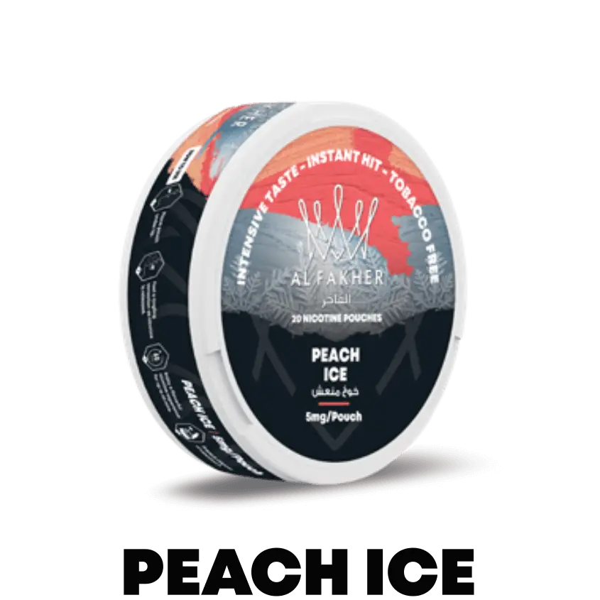 Al Fakher (UAE) Nicotine Pouch 20mg 20pcs/pack - Peach Ice image