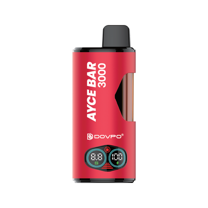Dovpo Ayce Bar 3000 Puffs | 4 In 1 Rechargeable | Disposable Kit | 20MG - 4-in-1-Strawberry Bar image