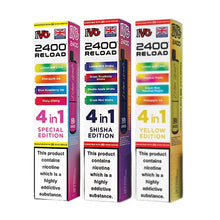 IVG 2400 RELOAD 4-in-1 Multi Flavour Prefilled Pods image 1