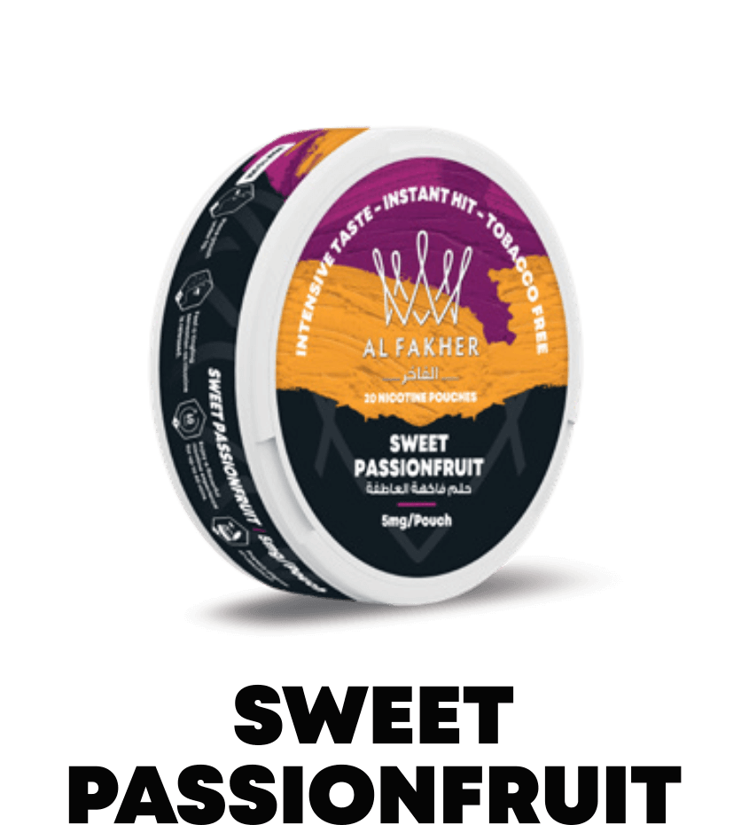 Al Fakher (UAE) Nicotine Pouch 20mg 20pcs/pack - Sweet Passion Fruit image