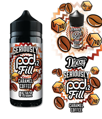 Seriously Pod Fill X2 by Doozy 100ml 50/50 E-Liquid Shortfill image 1