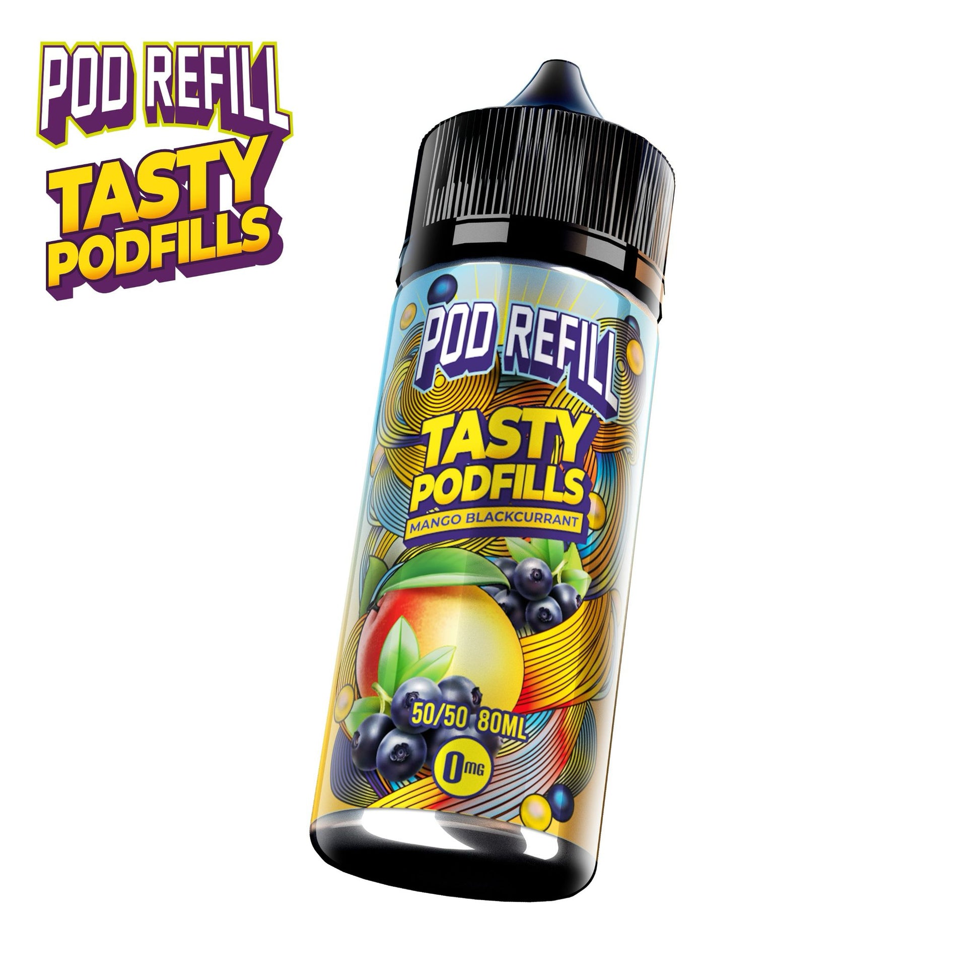 Pod Refill by Tasty Podfill 100ml 50/50 VG/PG E-Liquid Shortfill image 2