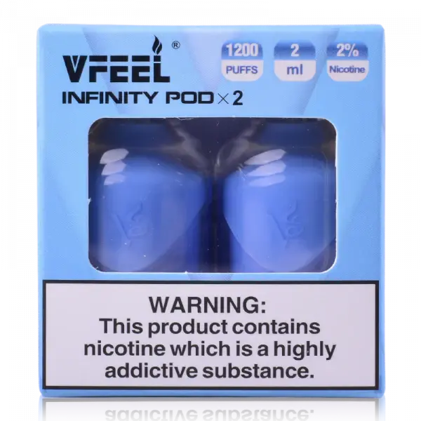 VFEEL Infinity 1007 Prefilled Pods | 20mg 2-pods/pack £3.99 - Blue Razz Ice image