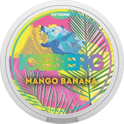ICEBERG Nicotine Pouches 150mg (Extreme) 20pcs/pack - Mango Banana image