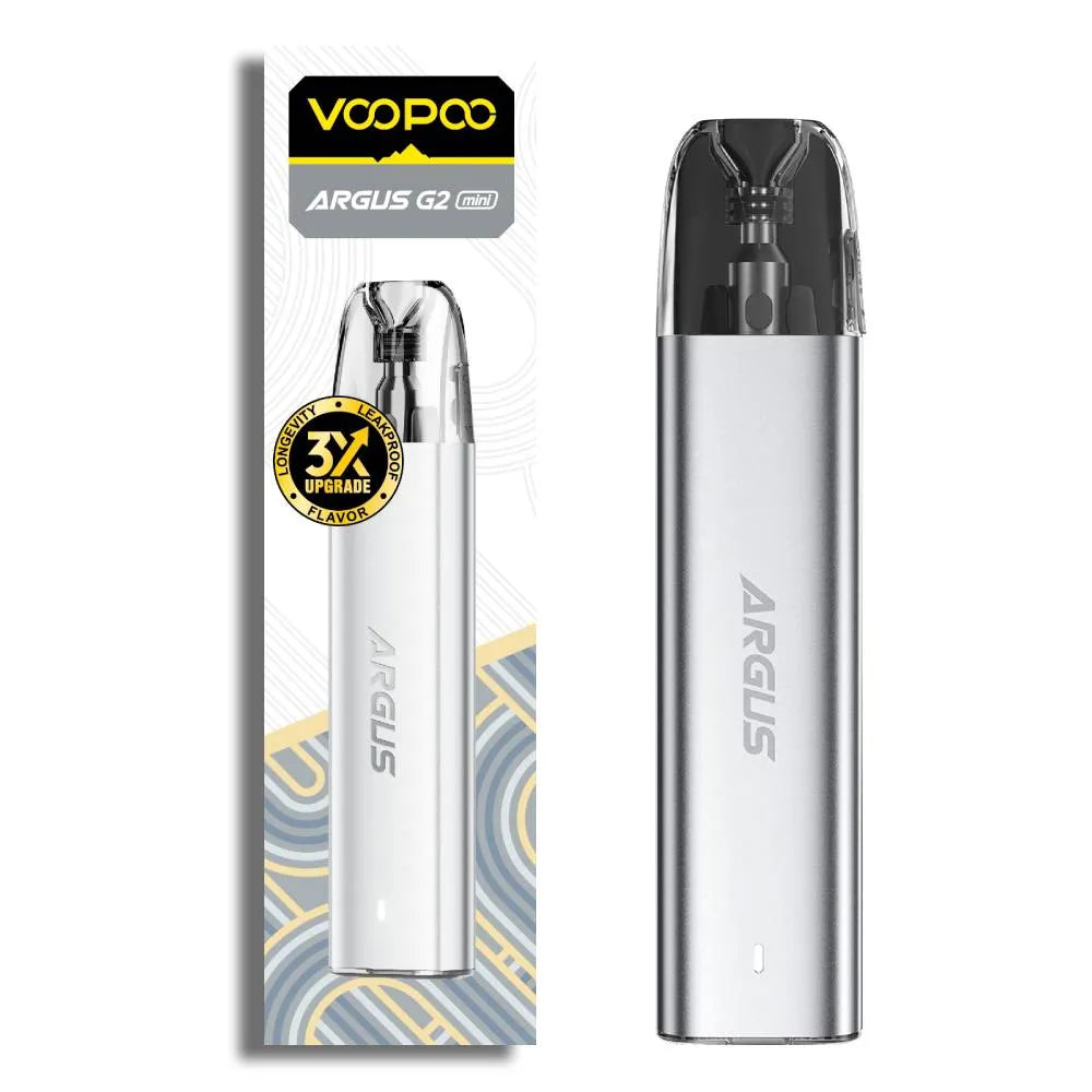 Voopoo Argus G2 Mini Pod Vape Kit – 2 Pack - Starry Silver image