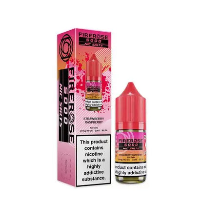 Elux Firerose 5000 Nic Salts 10ml - 10MG - Strawberry Raspberry image