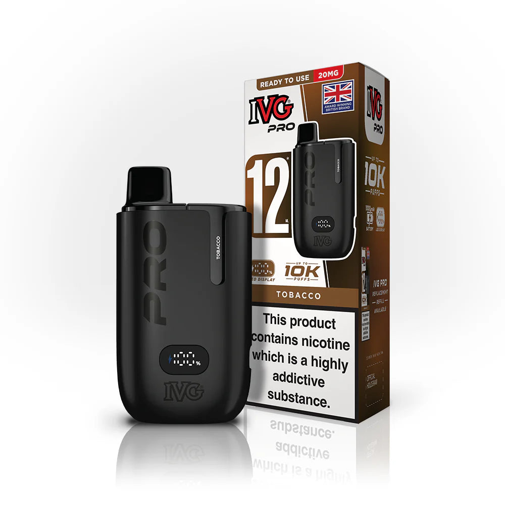 IVG Pro 10K Pod Vape Kit - Tobacco image