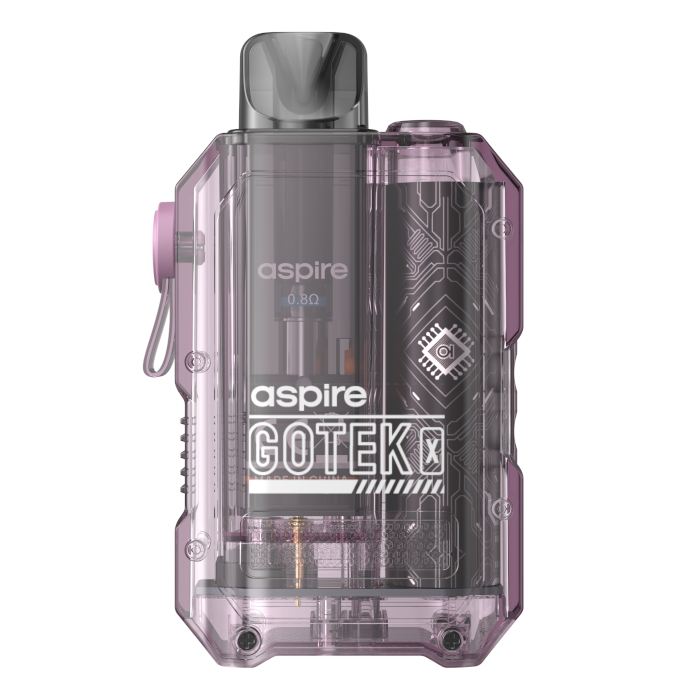 Aspire Gotek X Rechargeable Pod Kit 650mAh - Translucent Lavender image