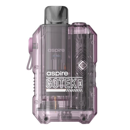 Aspire Gotek X Rechargeable Pod Kit 650mAh - Translucent Lavender image