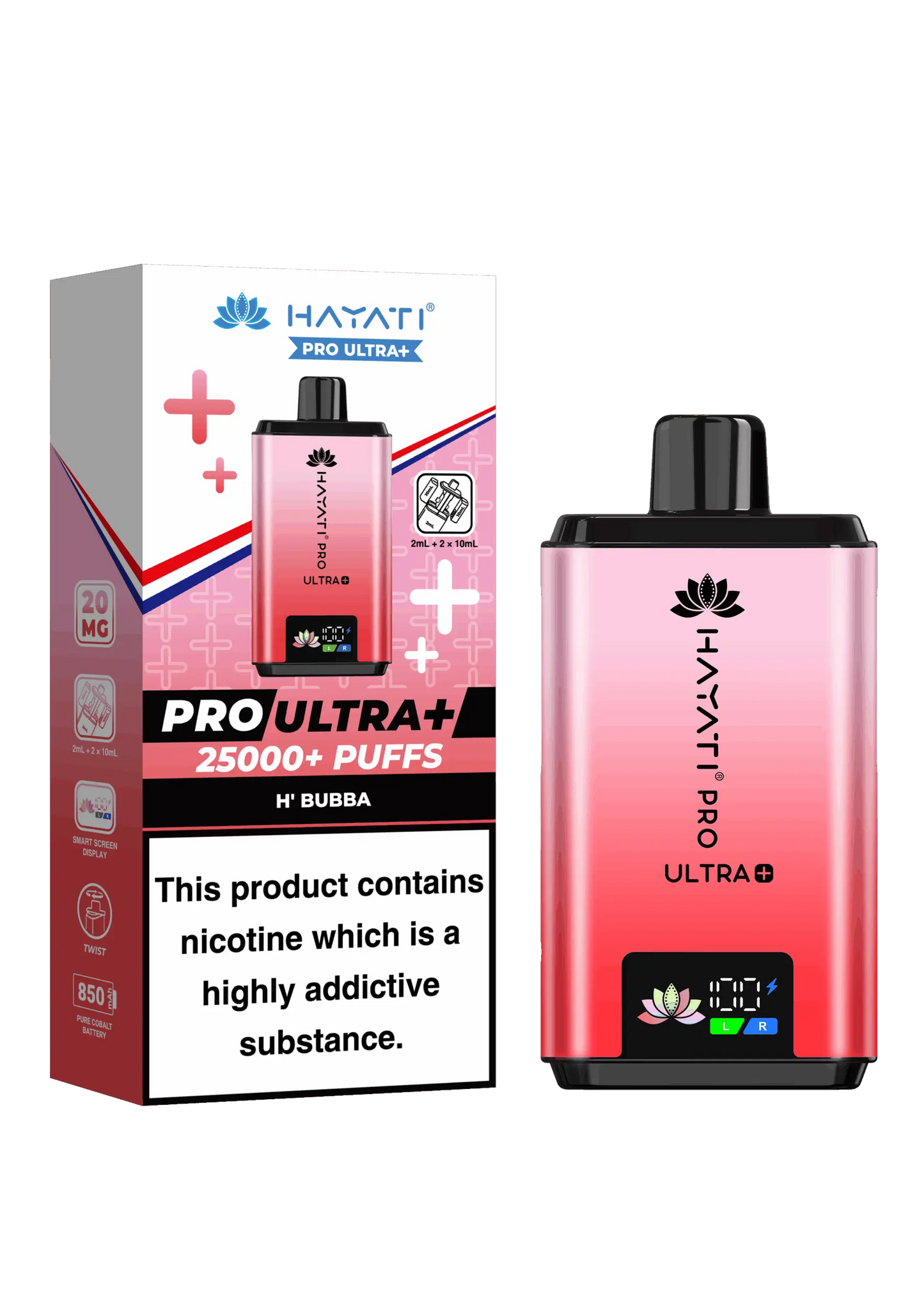 Hayati Pro Ultra Plus 25K Prefilled Vape Kit Hayati