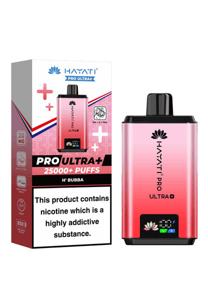 Hayati Pro Ultra Plus 25K Prefilled Vape Kit - H'Bubba image