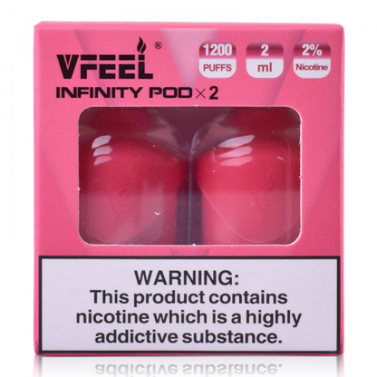 VFEEL Infinity 1007 Prefilled Pods | 20mg 2-pods/pack £3.99 - Lush Ice image