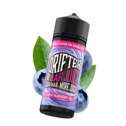 Drifter Bar Juice 100ml E-Liquid Shortfill 50/50 VG/PG - Sweet Blueberry Ice image