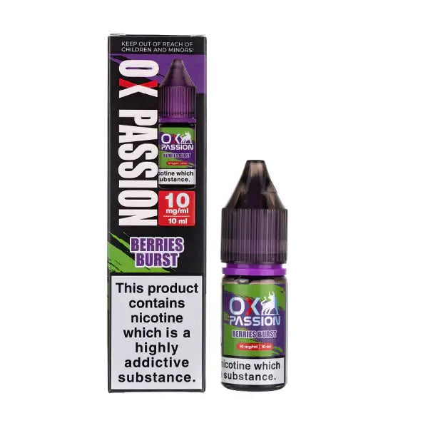 OXVA OX Passion Nic Salts 10ml - 10MG - Berries Burst image