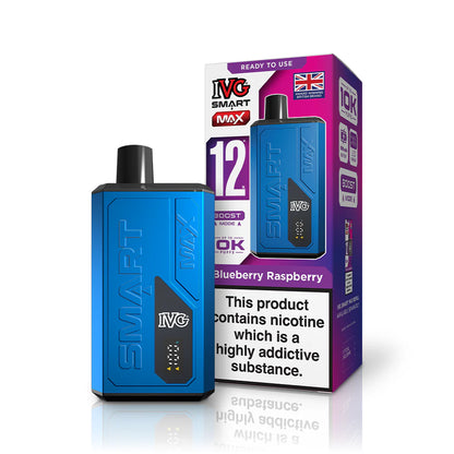 IVG Smart Max Prefilled Pod Kit – 10K Puffs - Blueberry Raspberry image