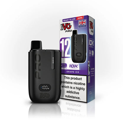 IVG Pro 10K Pod Vape Kit - Grape Ice image