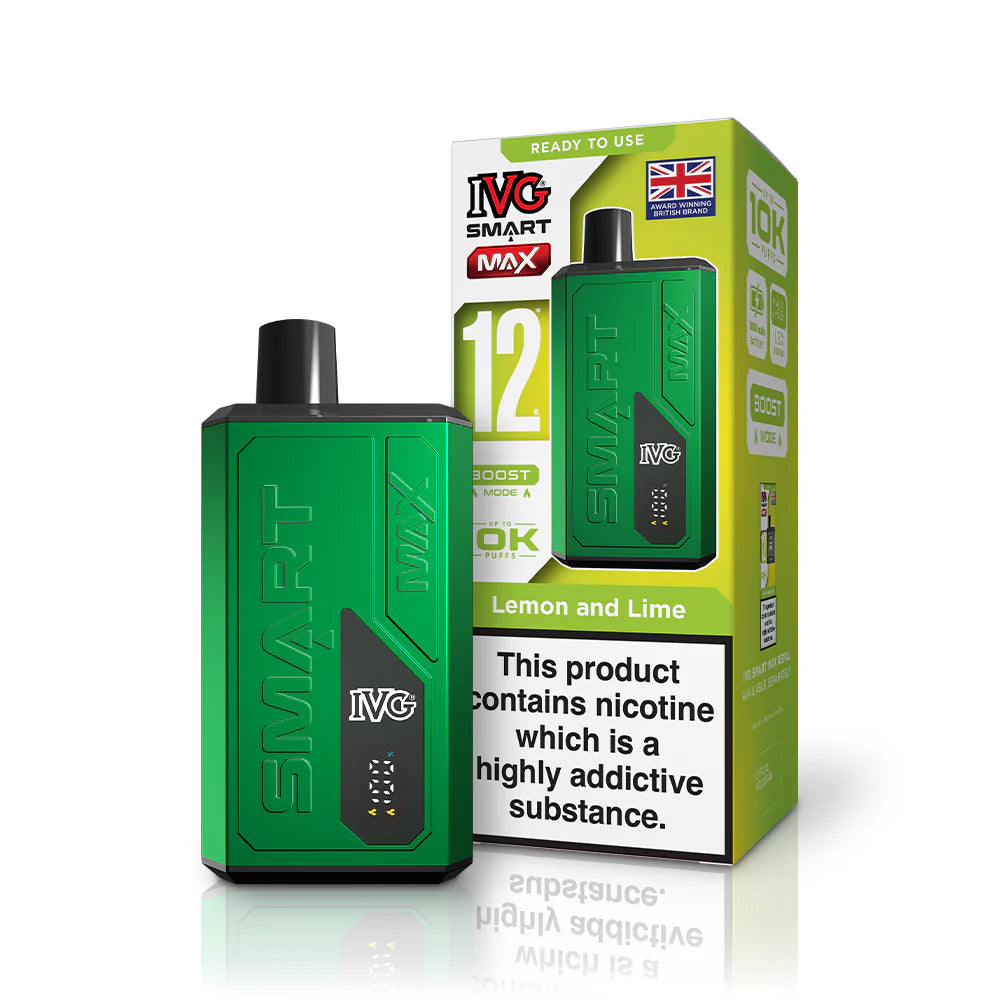 IVG Smart Max Prefilled Pod Kit – 10K Puffs - Lemon Lime image