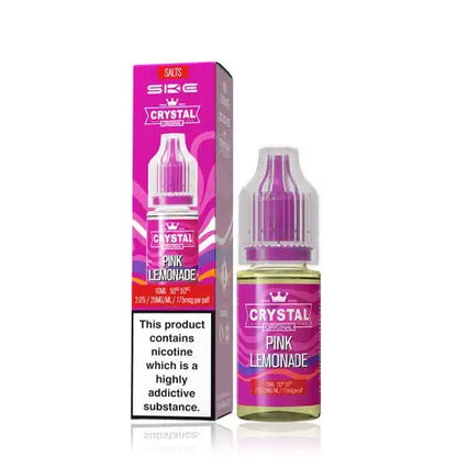 SKE Crystal Original V2 Nic Salts 10ml - 20MG - Pink Lemonade image