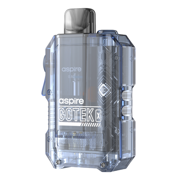 Aspire Gotek X Rechargeable Pod Kit 650mAh - Translucent Royal Blue image