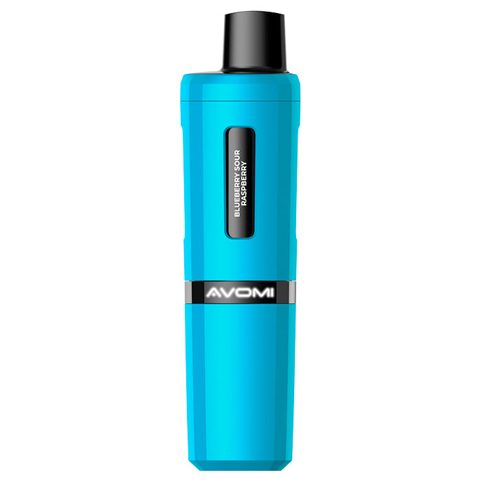 Avomi FLIQ 4-in-1 Prefilled Pod Kit – 2400 Puffs - Blueberry Sour Raspberry image