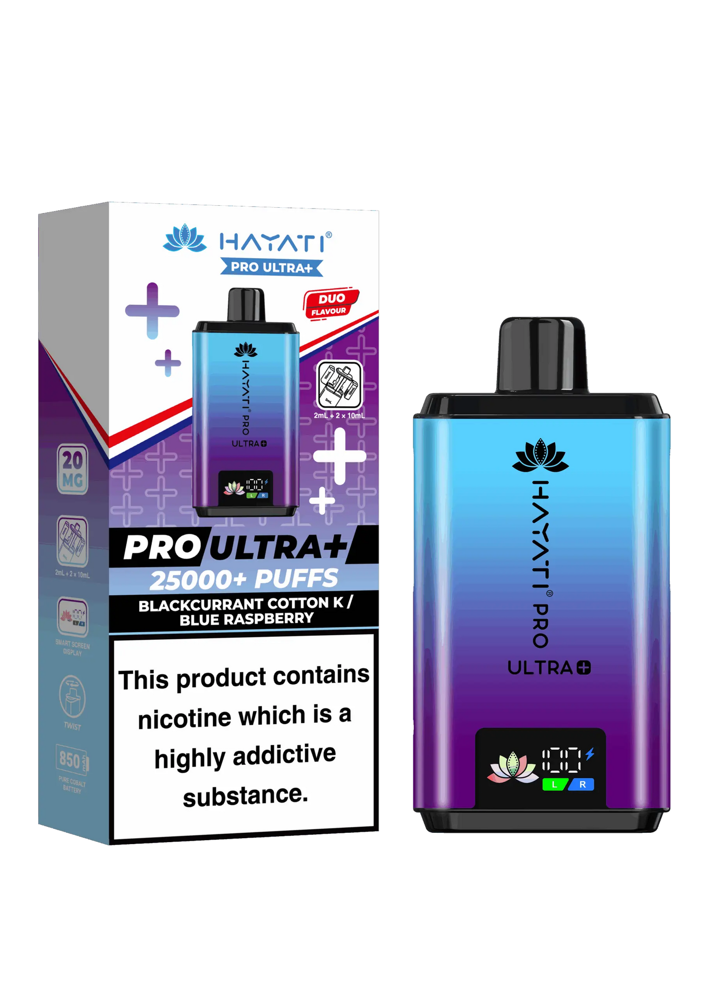 Hayati Pro Ultra Plus 25K Prefilled Vape Kit Hayati