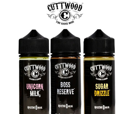 Cuttwood 180ml Shortfill Eliquid - BIG JUGGERNAUT BOTTLE  70/30 VG/PG image 0