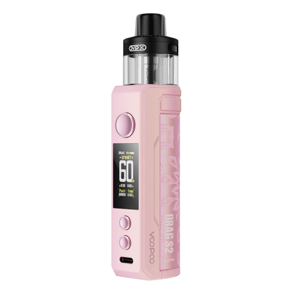 VooPoo Drag S2 Pod Vape Kit | 2500mAh - Glow Pink image