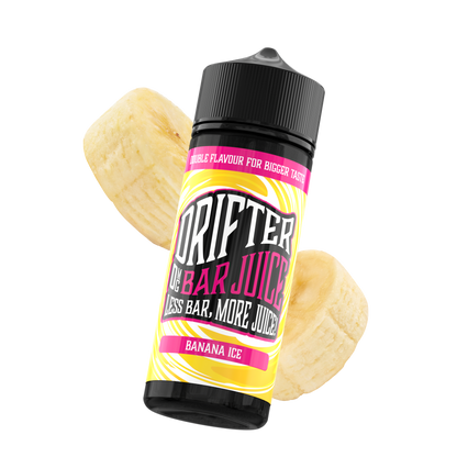 Drifter Bar Juice 100ml E-Liquid Shortfill 50/50 VG/PG - Banana Ice image