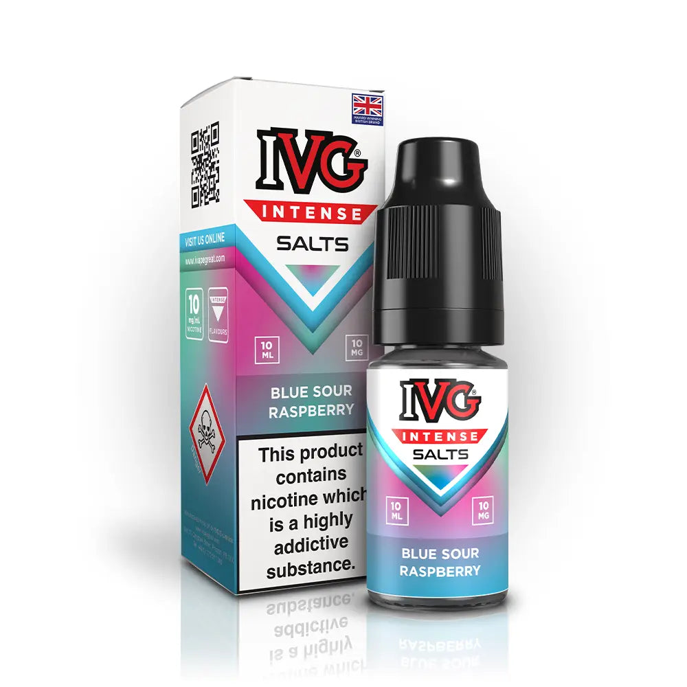 IVG Intense Nic Salts - 10mg - Blue Sour Raspberry image