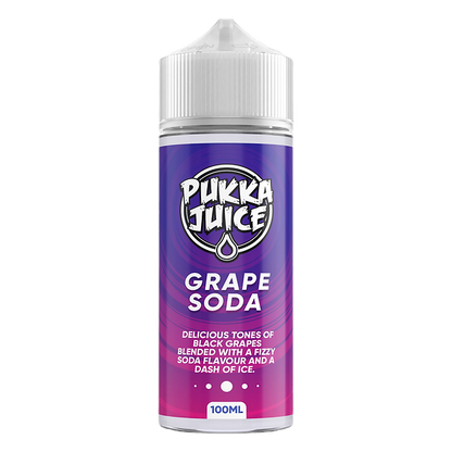 Pukka Juice 100ml E-Liquid Shortfill 70/30 VG/PG - Grape Soda image