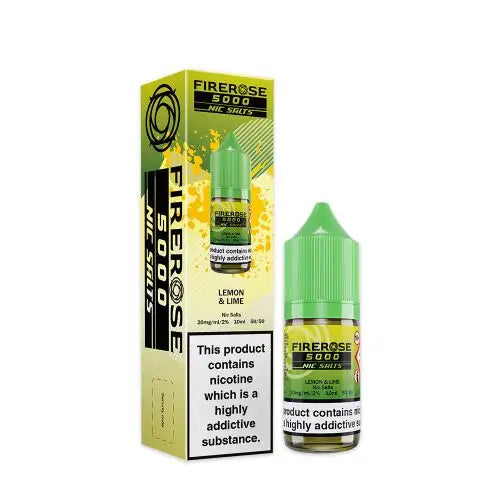 Elux Firerose 5000 Nic Salts 10ml - 20MG - Lemon and Lime image