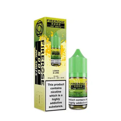 Elux Firerose 5000 Nic Salts 10ml - 20MG - Lemon and Lime image