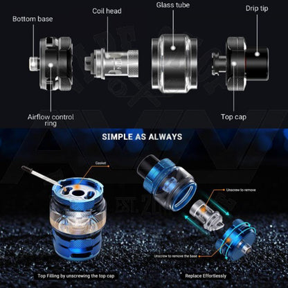 HorizonTech Falcon Legend Sub Ohm Tank | Free Bubble Glass | £19.99 image 3