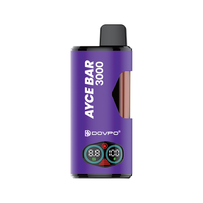 Dovpo Ayce Bar 3000 Puffs | 4 In 1 Rechargeable | Disposable Kit | 20MG - 4-in-1-Purple Bar image
