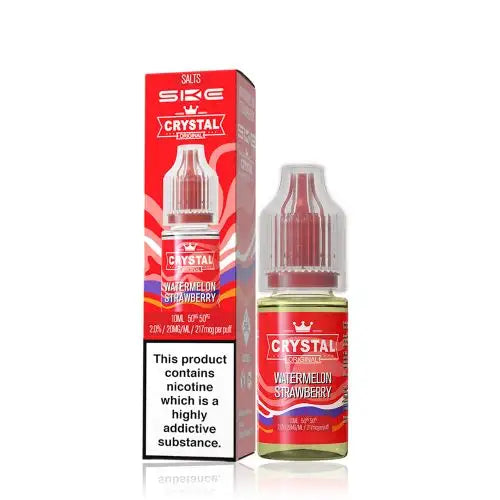 SKE Crystal Original V2 Nic Salts 10ml - 20MG - Watermelon Strawberry image