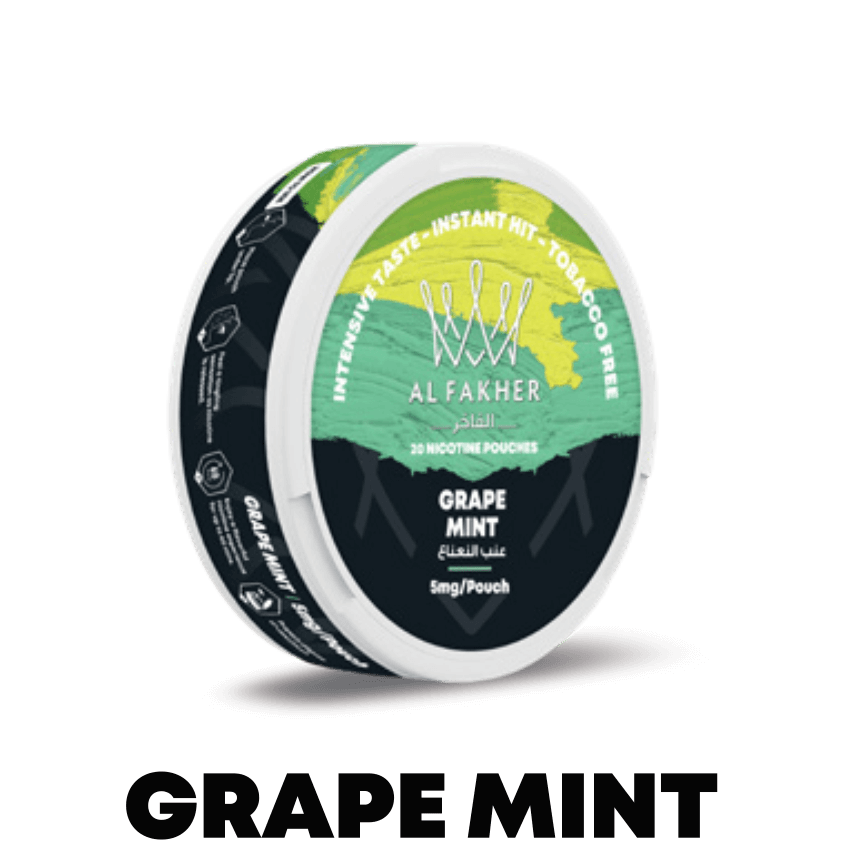 Al Fakher (UAE) Nicotine Pouch 20mg 20pcs/pack - Grape Mint image