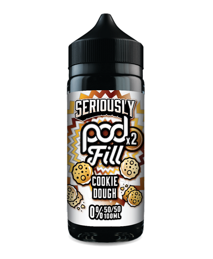 Seriously Pod Fill X2 by Doozy 100ml 50/50 E-Liquid Shortfill - Cookie Dough image