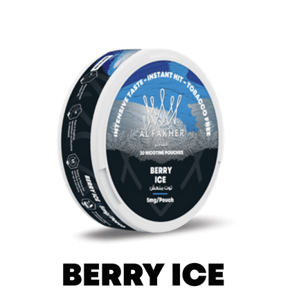 Al Fakher (UAE) Nicotine Pouch 20mg 20pcs/pack - Berry Ice image
