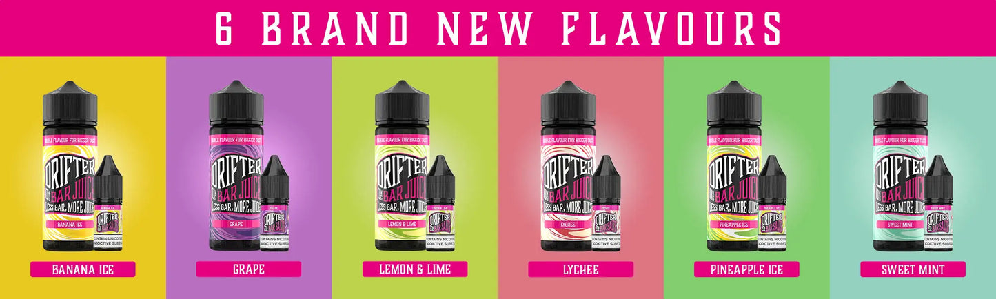 Drifter Bar Juice 100ml E-Liquid Shortfill 50/50 VG/PG image 4