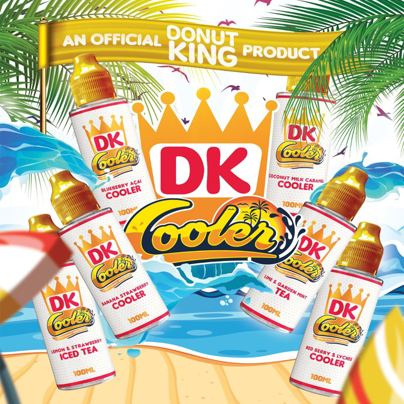 Donut King Cooler 100ml Shortfill E-Liquid  70/30 VG/PG image 0