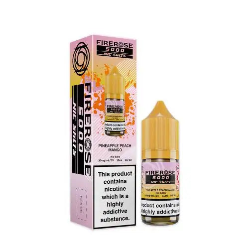 Elux Firerose 5000 Nic Salts 10ml - 10MG - Pineapple Peach Mango image